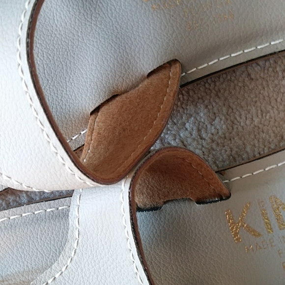 Kino Leather Key West Thong Sandals Flip Flops Key West, Florida 12 Gray - Picture 7 of 15
